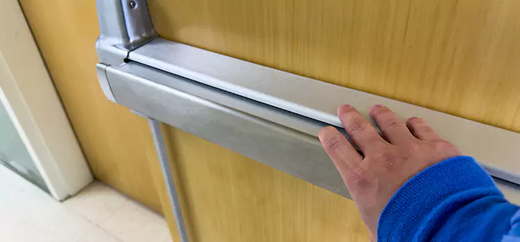 Installing a Push Bar on a Door Belle Glade